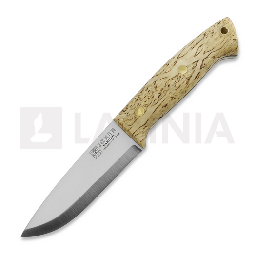 Joker Ranger Scandi Outdoormesser, Curly Birch