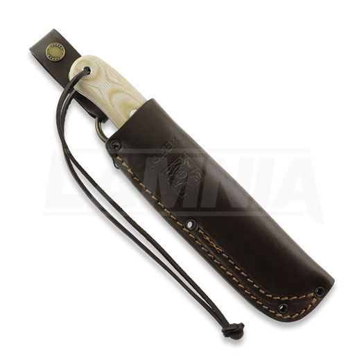 Joker Trampero Scandi puukko, Beige Micarta