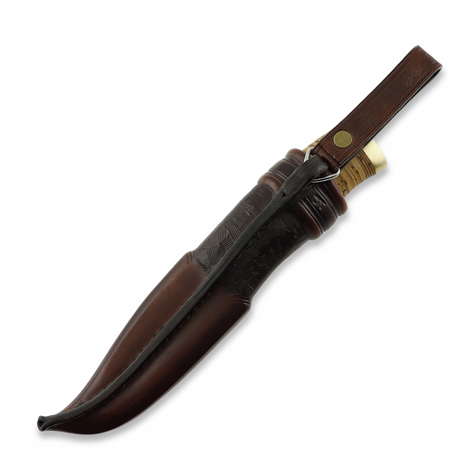 Охотничий нож JT Pälikkö A bushcraft knife with a bark handle