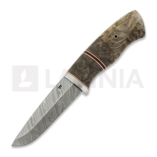 Faca bushcraft JT Pälikkö RD Damascus Hunter