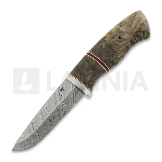 JT Pälikkö RD Damascus Hunter bushcraft knife