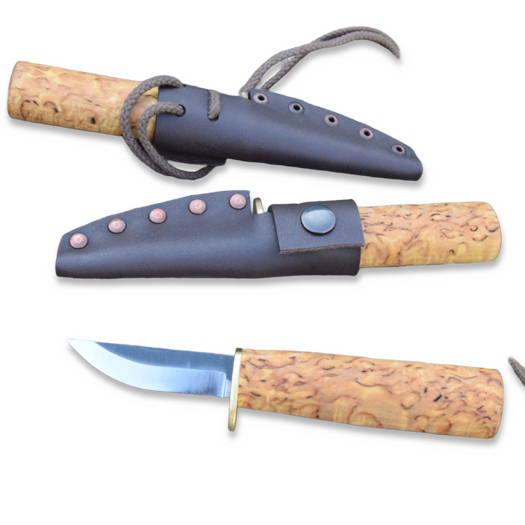 Juha Perttula Whittling Puukko knife with guard