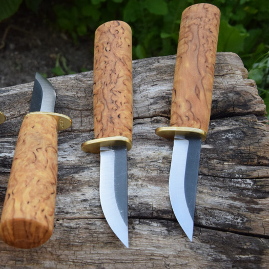 Juha Perttula Whittling Puukko knife with guard
