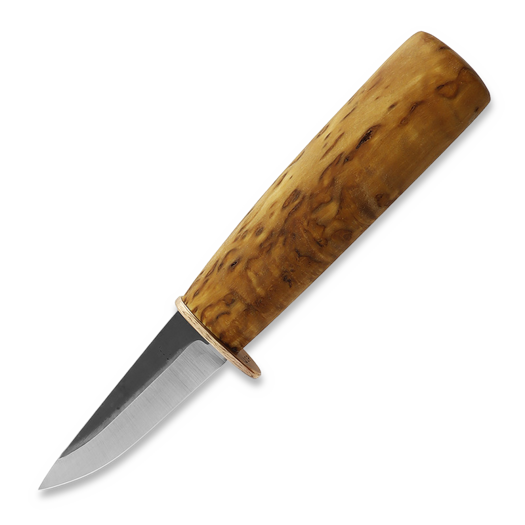 Juha Perttula Whittling Puukko knife with guard, belt loop sheath