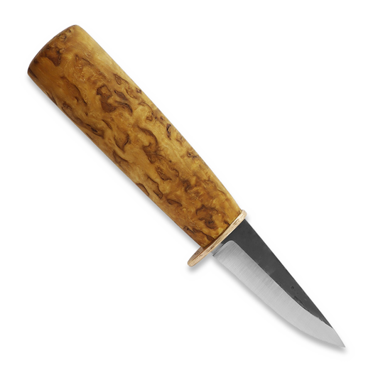 Juha Perttula Whittling Puukko knife with guard, belt loop sheath