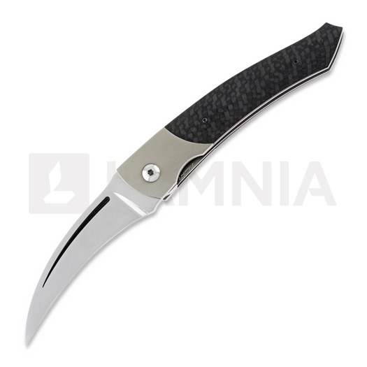 Nóż składany Jukka Hankala Koukku, Carbon fiber