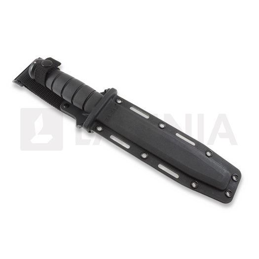Ka-Bar 1214 kniv, kydex, savtakket 1214