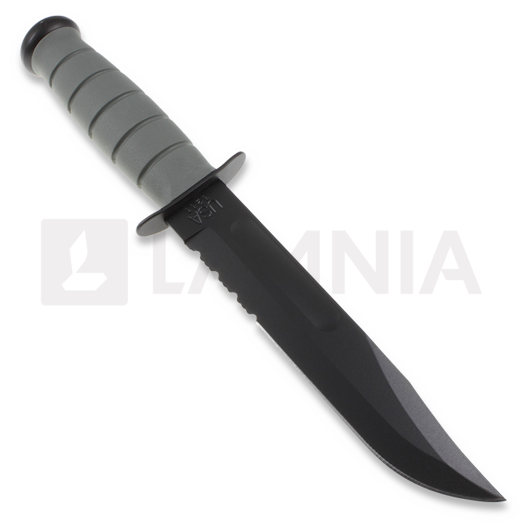 Nůž Ka-Bar 5012, vroubkování na čepeli 5012