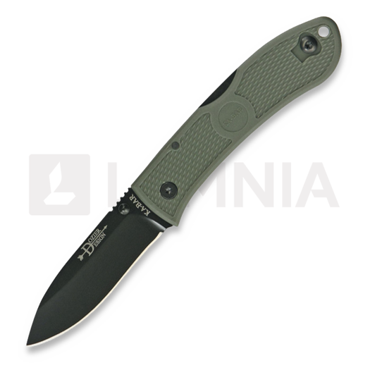 Saliekams nazis Ka-Bar Dozier Folding Hunter, foliage zaļš 4062FG