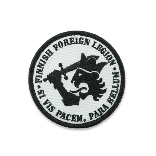 Kaaos Gear Finnish Foreign Legion パッチ, Back and White