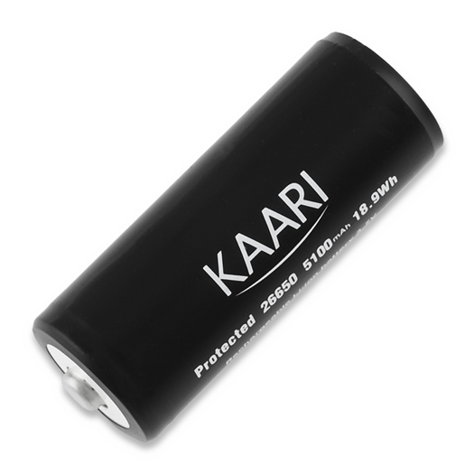 Kaari Rechargeable 26650 Li-ion battery 5100mAh