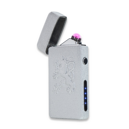 Kaari Roihu X2 Plasma Lighter, lion frosted white