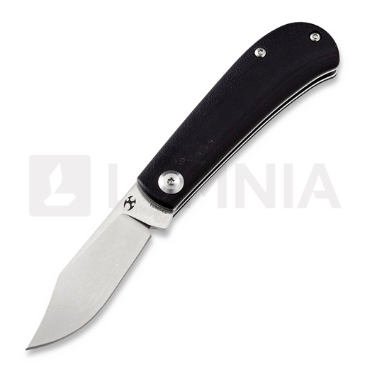 Kansept Knives Bevy Slip Joint G10 折り畳みナイフ, 黒