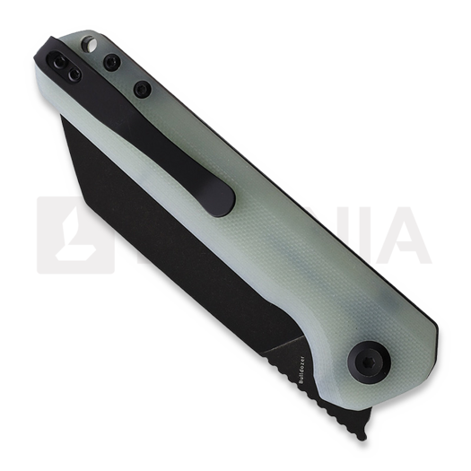 Kansept Knives Bulldozer sulankstomas peilis, jade