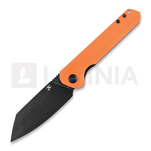 Kansept Knives Bulldozer sulankstomas peilis, oranžinėnge