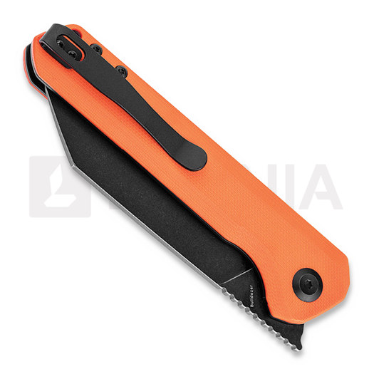 Kansept Knives Bulldozer sulankstomas peilis, oranžinėnge