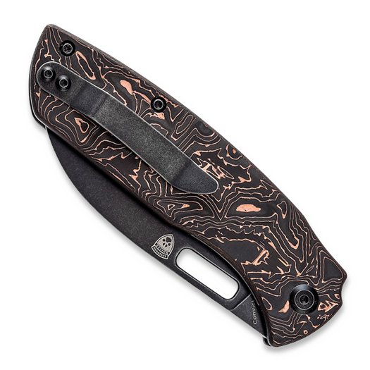 Coltello pieghevole Kansept Knives Convict Framelock Copper CF