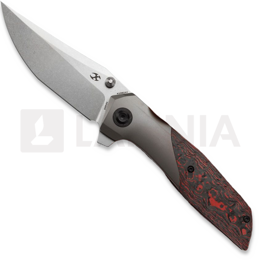 Kansept Knives Deadite Lava Flow sulankstomas peilis