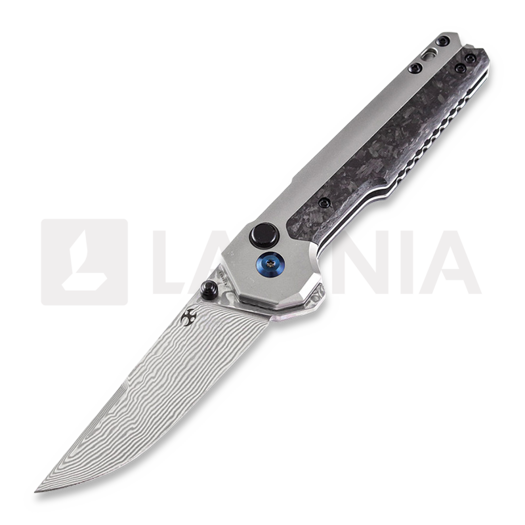 Kansept Knives EDC Tac Damascus kääntöveitsi, harmaa