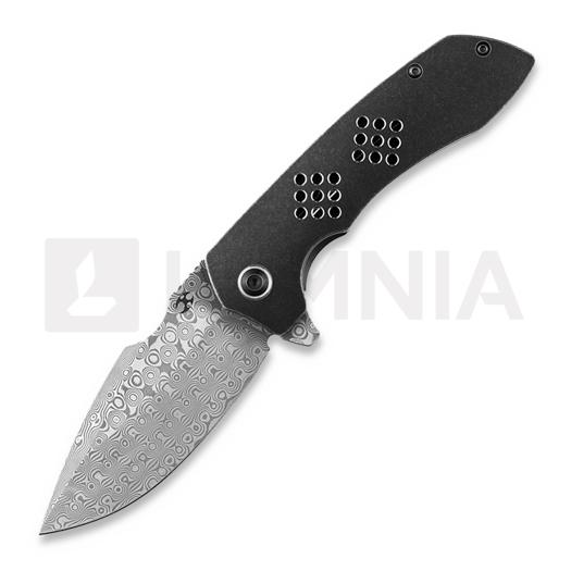 Kansept Knives Entity Framelock Damascus סכין מתקפלת
