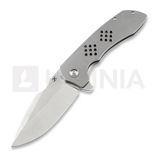 Складной нож Kansept Knives Entity Framelock, серый