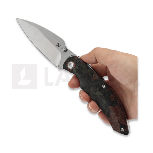 Сгъваем нож Kansept Knives Falk Green Burl