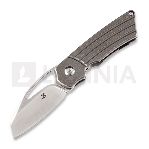 Kansept Knives Goblin סכין מתקפלת, grooved handle