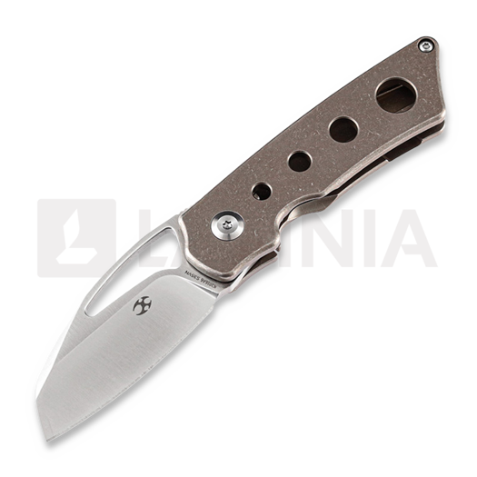 Kansept Knives Goblin. machined holes סכין מתקפלת