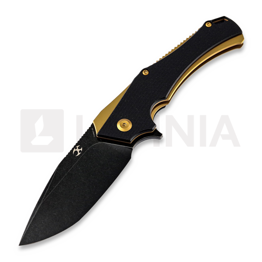Kansept Knives Helix sulankstomas peilis, black/bronze