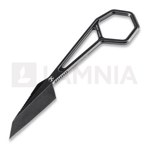 Coltello da collo Kansept Knives Hex Black Ti, nero