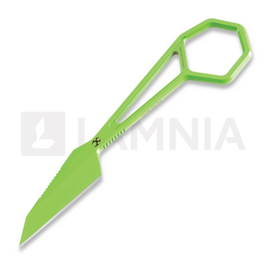 Cuțit de gât Kansept Knives Hex, verde