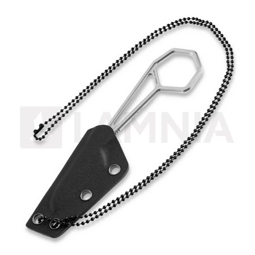 Kansept Knives Hex Stonewashed peilis, kabinamas ant kaklo