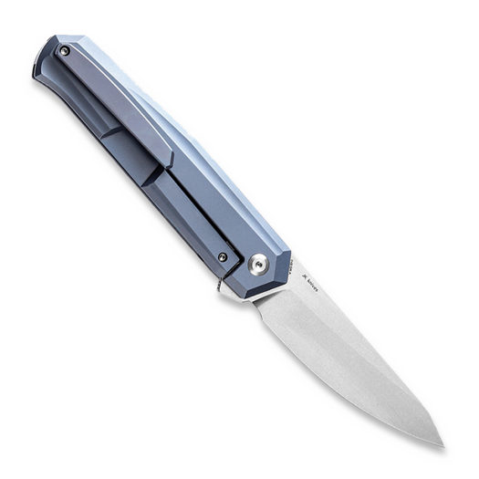 Kansept Knives Integra Framelock Blue Anodized Ti sulankstomas peilis