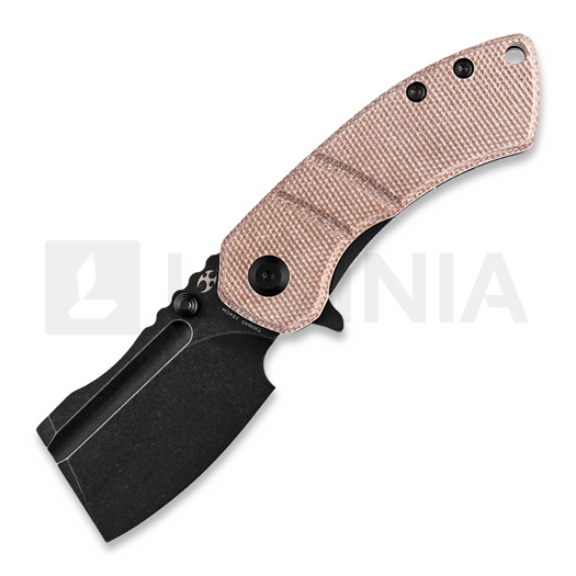 Skladací nôž Kansept Knives Korvid M Linerlock, hnedá
