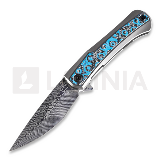 Liigendnuga Kansept Knives Kratos Framelock Blue Rose