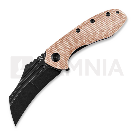 Saliekams nazis Kansept Knives KTC3 Brown Micarta