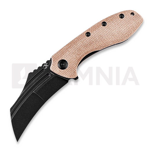 Kansept Knives KTC3 Brown Micarta folding knife