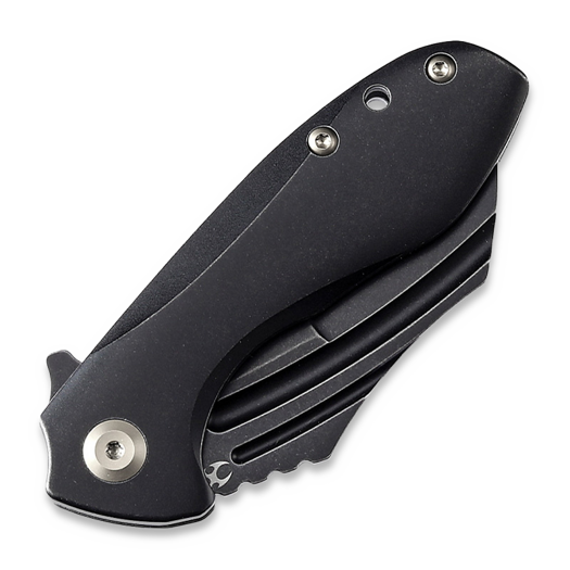 Kansept Knives KTC3 Linerlock Black Stonewashed Ti k&auml;&auml;nt&ouml;veitsi