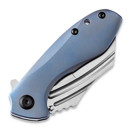 Kansept Knives KTC3 Linerlock Blue Anodized Ti k&auml;&auml;nt&ouml;veitsi
