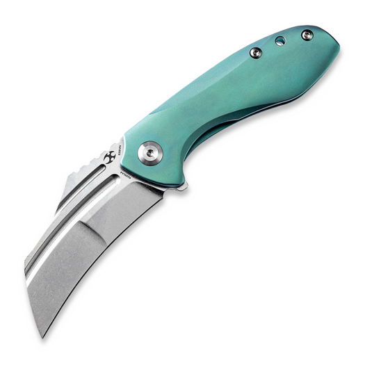 Kansept Knives KTC3 Linerlock Green Anodized Ti kääntöveitsi