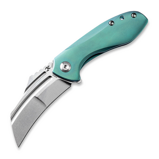 Navaja Kansept Knives KTC3 Linerlock Green Anodized Ti