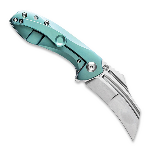Kansept Knives KTC3 Linerlock Green Anodized Ti sulankstomas peilis
