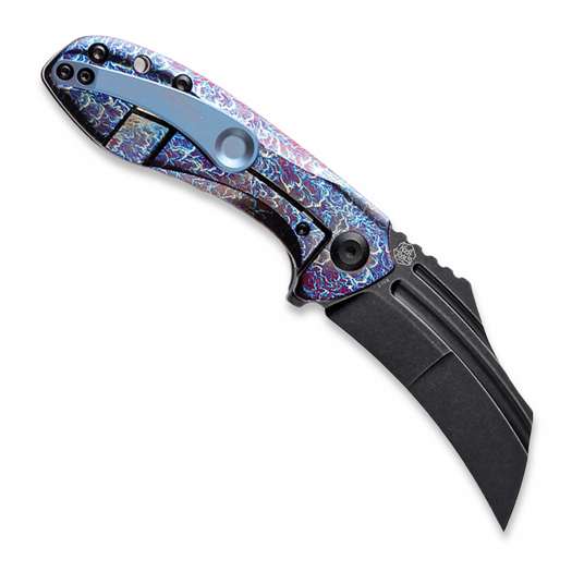 Kansept Knives KTC3 Linerlock Lightning Strike Anodized Ti sulankstomas peilis