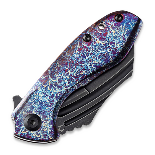 Kansept Knives KTC3 Linerlock Lightning Strike Anodized Ti kääntöveitsi