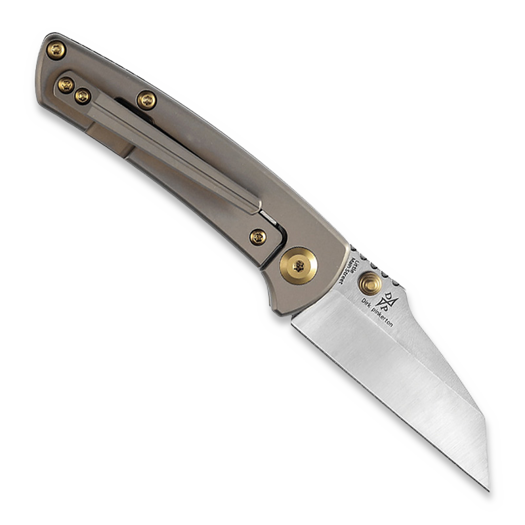 Kansept Knives Little Main Street Bronze Anodized Ti sulankstomas peilis