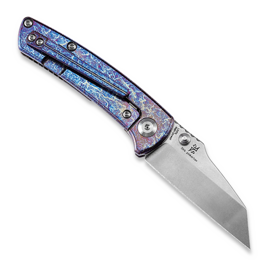 Kansept Knives Little Main Street Lightning Strike Anodized Ti sulankstomas peilis