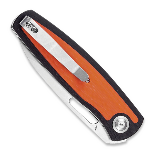 Kansept Knives Mato Black/Orange G-10 sulankstomas peilis