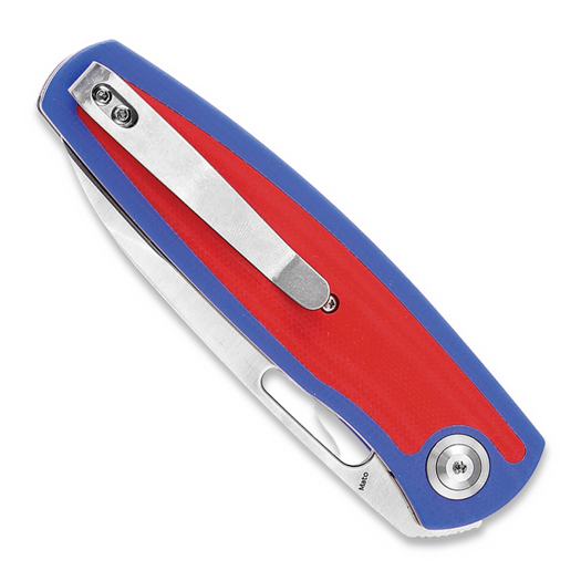 Kansept Knives Mato Blue/Red G-10 sulankstomas peilis