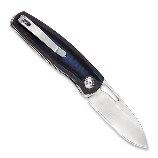 Kansept Knives Mato Twill CF/Blue and Black G-10 kääntöveitsi