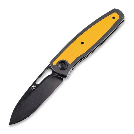 Nóż składany Kansept Knives Mato Twill CF/Yellow G-10